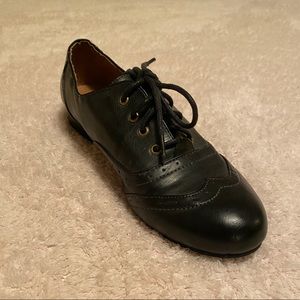 M2 by Miz Mooz Black Lace Up Oxford Loafer